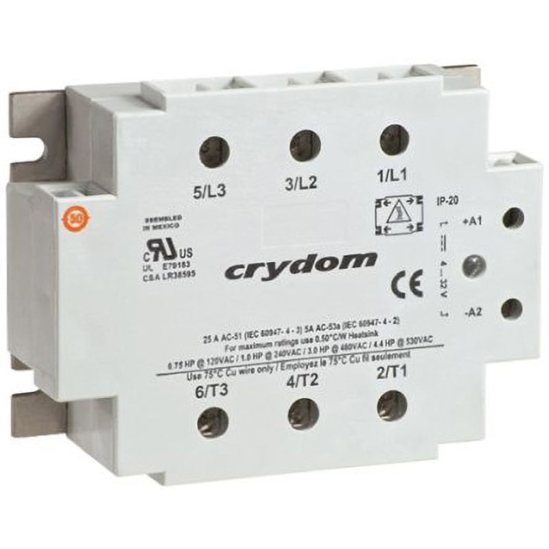 D53TP50C-10 Solid State Relay Sensata / Crydom パネルマウント 最大負荷電流50rmsA   D53TP50C-10