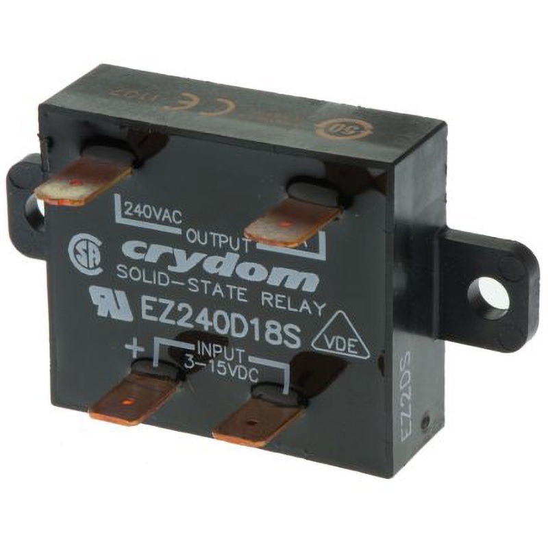 EZ240D18S Solid State Relay Sensata / Crydom パネルマウント 最大負荷電流18rmsA 280V   EZ240D18S
