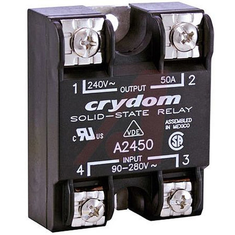 A2450PG Solid State Relay Sensata / Crydom パネルマウント 最大負荷電流50rmsA   A2450PG
