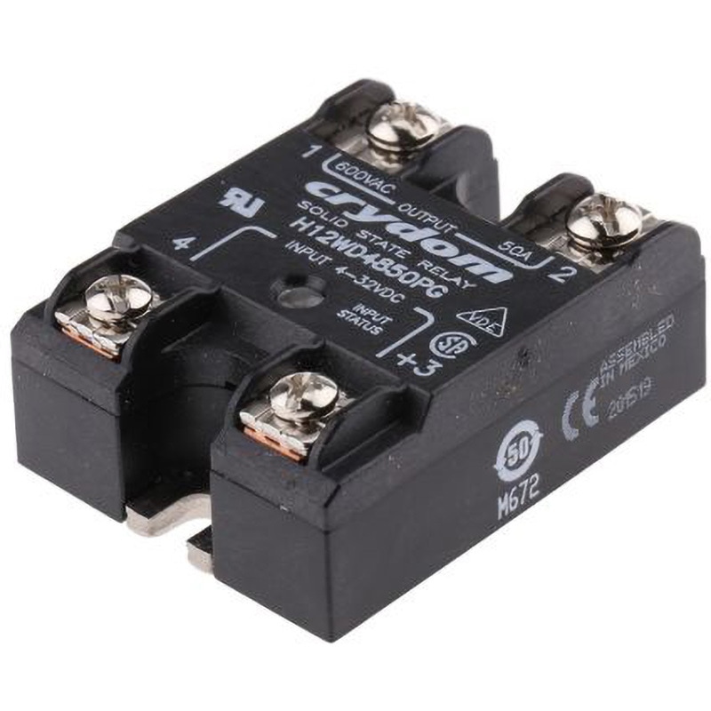 H12WD4850PG Solid State Relay Sensata / Crydom パネルマウント 50A 660V   H12WD4850PG 8,698円