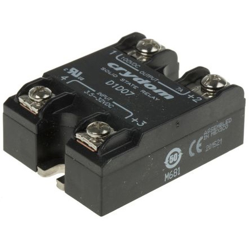 D1D07 Solid State Relay Sensata / Crydom 表面実装 7A 100V   D1D07