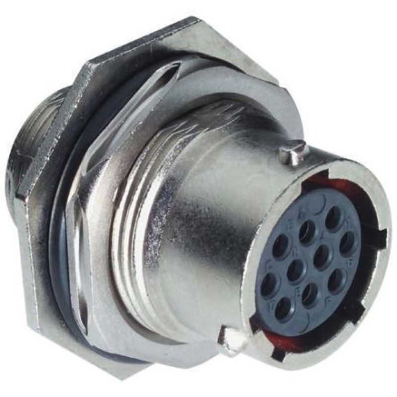 UT0W 7 16 26SH6 Souriau MIL規格丸型コネクタ UTO， シリーズ SOURIAU ストレート 圧着 メス コンタクト数26 パネルマウント  1個 UT0W 7 16 26SH6