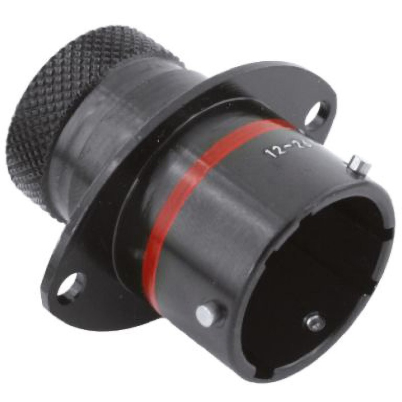 8STA01435PN Souriau 丸形コネクタ 軽量・小型 8STA SOURIAU コンタクト数37 ストレート パネルマウント 5A  1個