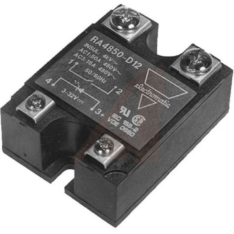 RA4850-D12 SSR Relay Zero-Sw. 50A 3-32DC 480AC CARLO GAVAZZI パネルマウント 極数1