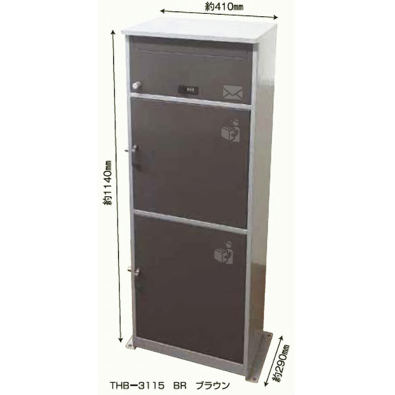 ケイ・ジー・ワイ工業 ポスト兼宅配ボックス　シルバー 宅配ボックス リシム マルチ ケイジーワイ工業 宅配BOX・宅配ポスト