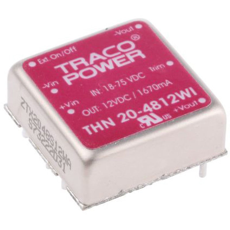 THN 20-4812WI THN 20-4812WI TRACO POWER (最大)1.67A オンボード