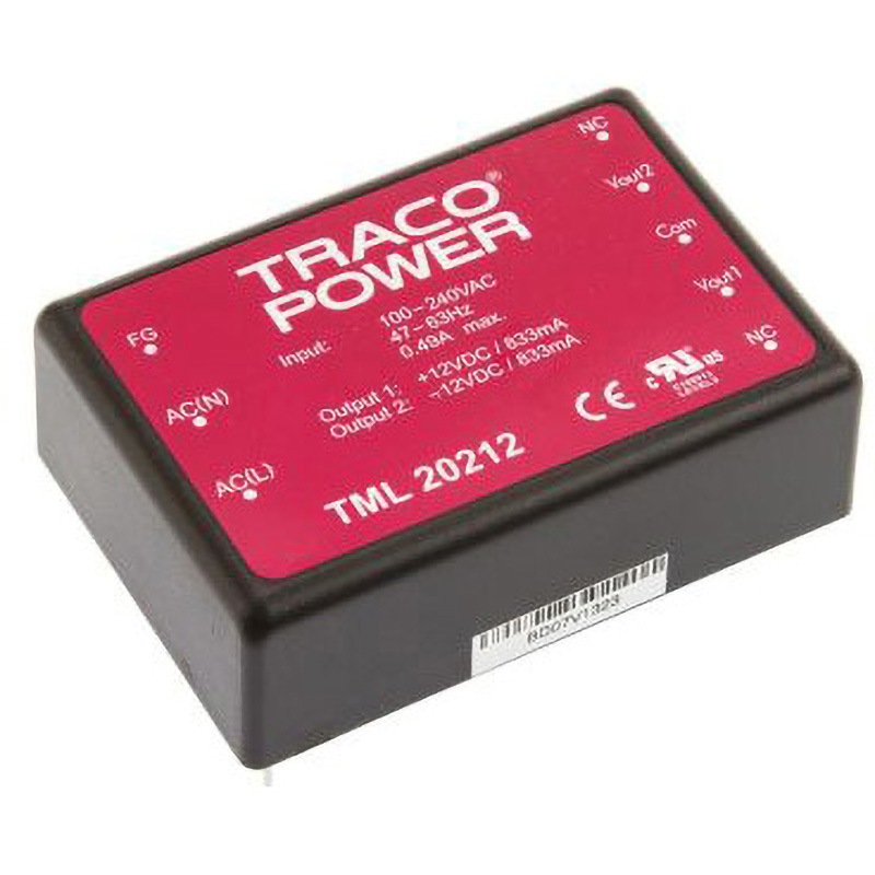 TML 20212 TML 20212 TRACO POWER オンボード 0.833A AC90～264/DC100～375V