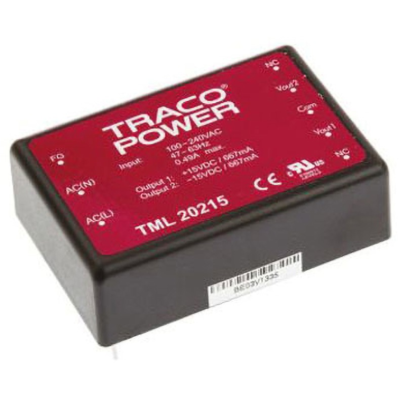 TML 20215 TML 20215 TRACO POWER オンボード 0.667A AC90～264/DC100～375V