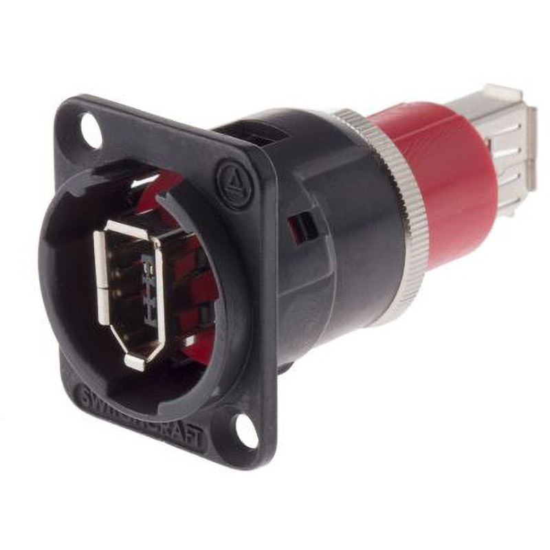 EHFW2BPKG Switchcraft  Firewireコネクタ SWITCHCRAFT メス コンタクト数6 ストレート