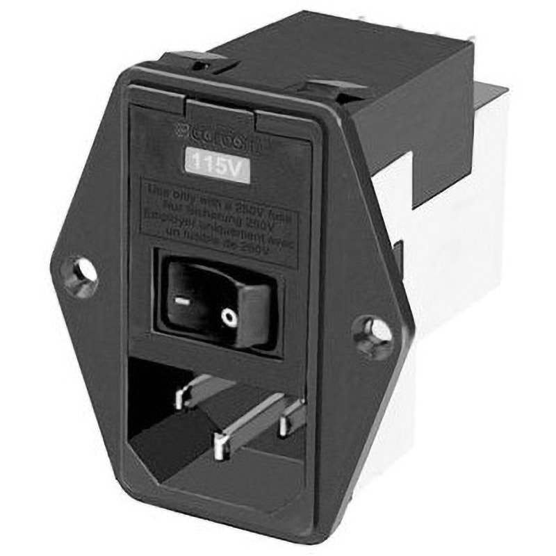 1-6609104-4 TE Connectivity IECフィルタ 1個 TE Connectivity Japan(旧:TYCOELECTRONICS(タイコエレクトロニクス)) 【通販モノタロウ】