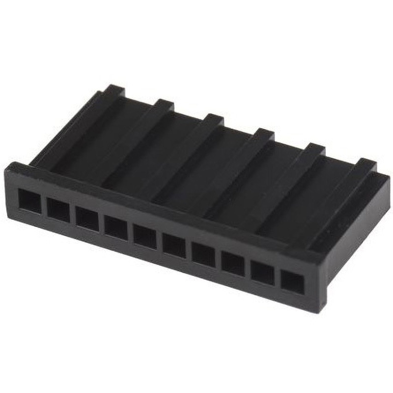280362 TE Connectivity コネクタハウジング メス 10極 1列 2.54mm アンプモジュール TE Connectivity Japan(旧:TYCOELECTRONICS(タイコエレクトロニクス)) ストレート AMPMODU MOD IIシリーズ センターラインMod IIコネクタ  1袋(1000個)