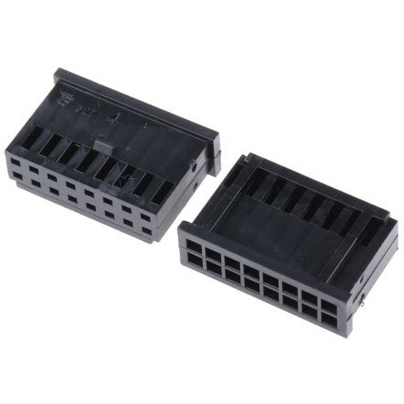 280366 TE Connectivity コネクタハウジング メス 16極 2列 2.54mm アンプモジュール TE Connectivity Japan(旧:TYCOELECTRONICS(タイコエレクトロニクス)) ストレート AMPMODU MOD IIシリーズ 併用可能製品Mod II 2列レセプタクル  1袋(1000個)