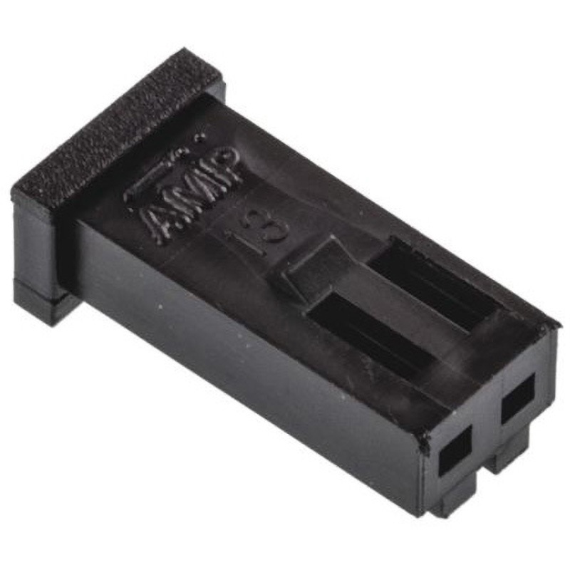 280358 TE Connectivity コネクタハウジング メス 2極 1列 2.54mm アンプモジュール TE Connectivity Japan(旧:TYCOELECTRONICS(タイコエレクトロニクス)) ストレート AMPMODU MOD IIシリーズ センターラインMod IIコネクタ  1箱(1500個)