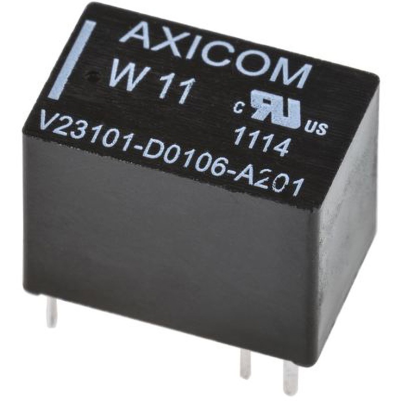 V23101D 106A201 TE Connectivity リレー 12V TE Connectivity Japan(旧:TYCOELECTRONICS(タイコエレクトロニクス)) IMシリーズ 基板実装 SPDT 端子形状PCB  1セット(25個)