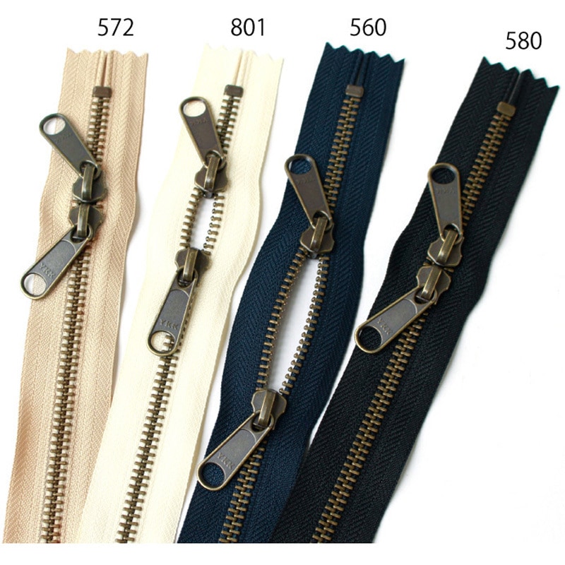 5RGMKB40-572 両開金属ファスナー40cm 1袋(40cm×5本) 日本紐釦