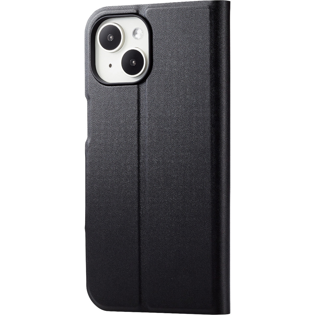 PM-A23APLFUBK iPhone15 ケース レザー 手帳型 衝撃吸収 超軽量