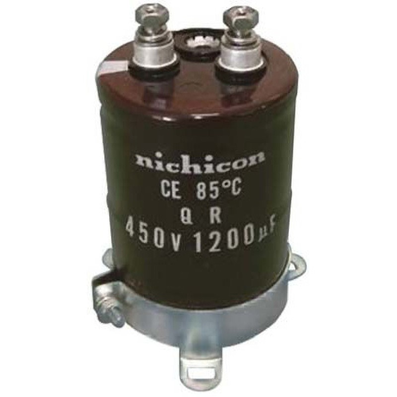 LQR2W821MSEC ニチコン アルミ電解コンデンサ，ネジ端子，モータ用