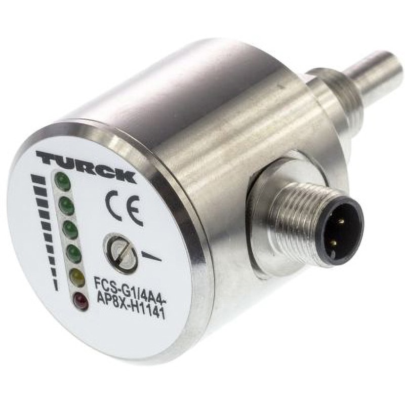 FCS-G1/4A4-AP8X-H1141 フローコントローラ 1→150 (水) cm3/s、3→300 (オイル) cm3/s， 21→26V dc 1個 TURCK 【通販モノタロウ】