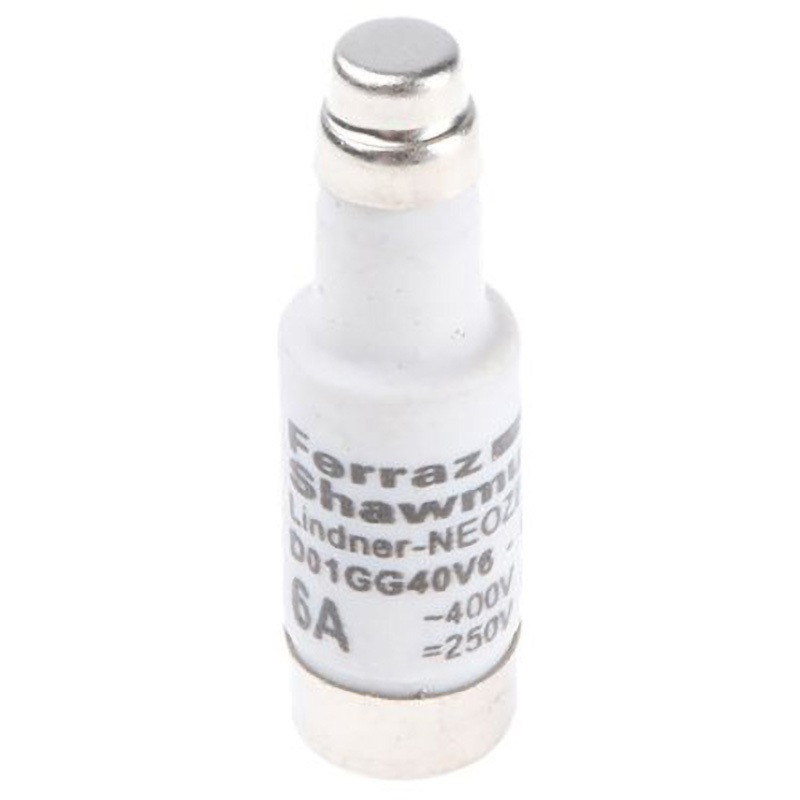 B215695 ボトルヒューズ Neozed Mersen， 定格電流  D01， 400V ac Mersen 6A  1袋(5個) B215695