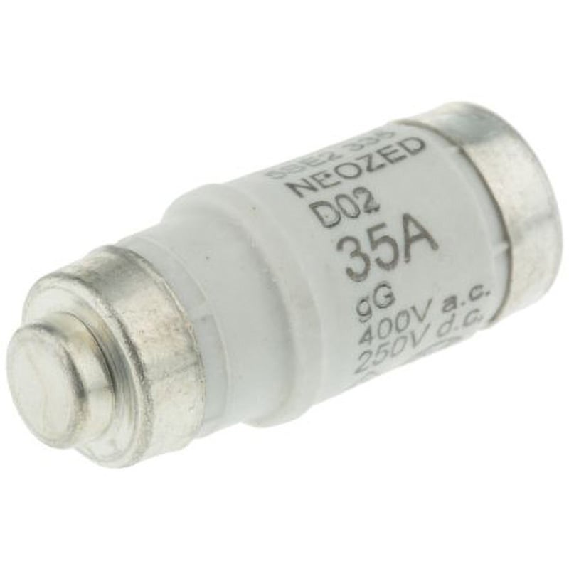 5SE2335 ボトルヒューズ Neozed Siemens， 定格電流  D02， 400V ac SIEMENS セラミック製 35A サイズΦ15.3×36mm 1袋(10個) 5SE2335