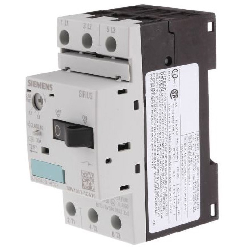 3RV1011-1CA10 モータプロテクタ Siemens 1個 SIEMENS 【通販モノタロウ】