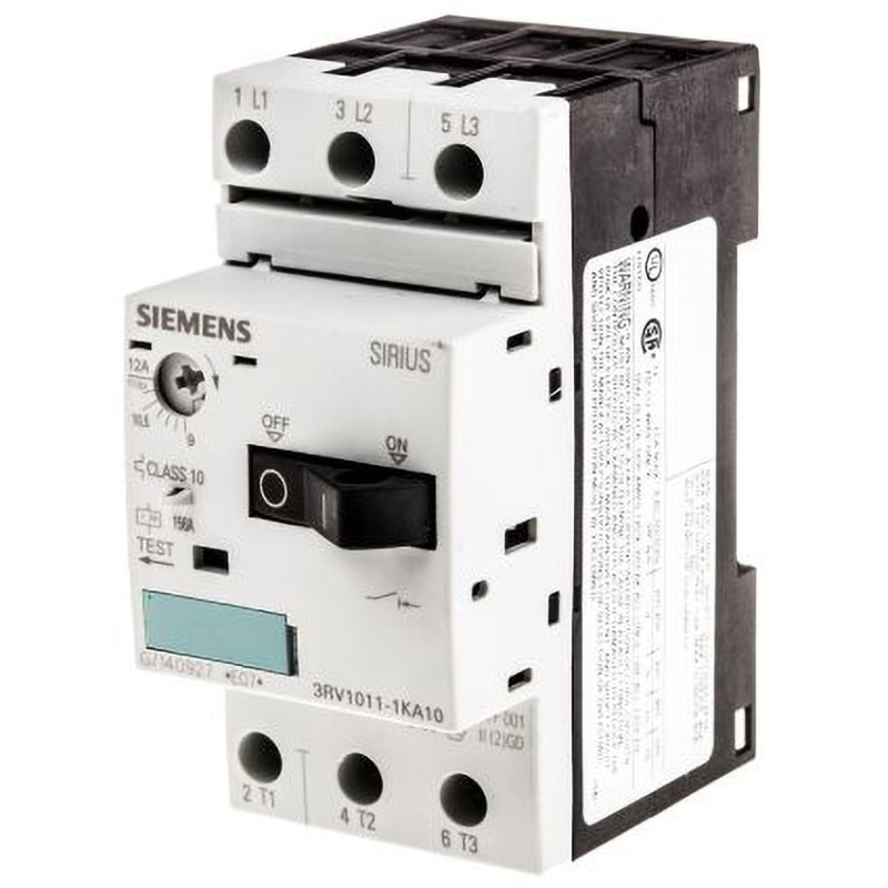 3RV1011-1KA10 モータプロテクタ Siemens 1個 SIEMENS 【通販モノタロウ】
