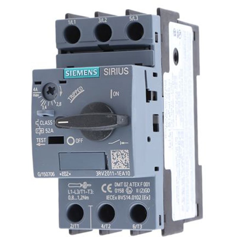 3RV2011-1EA10 モータプロテクタ Siemens 1個 SIEMENS 【通販モノタロウ】