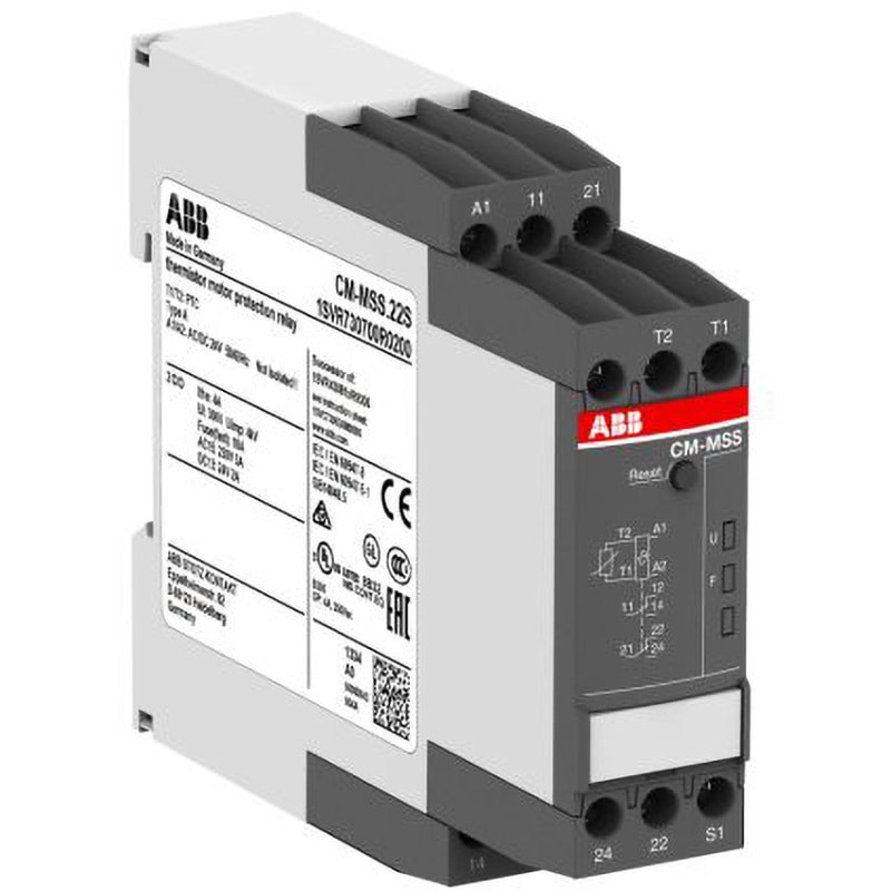 1SVR740700R0200 モニタリングリレー ABB DPDT 24V ac/dc 22.5mm ABB 1個 1SVR740700R0200