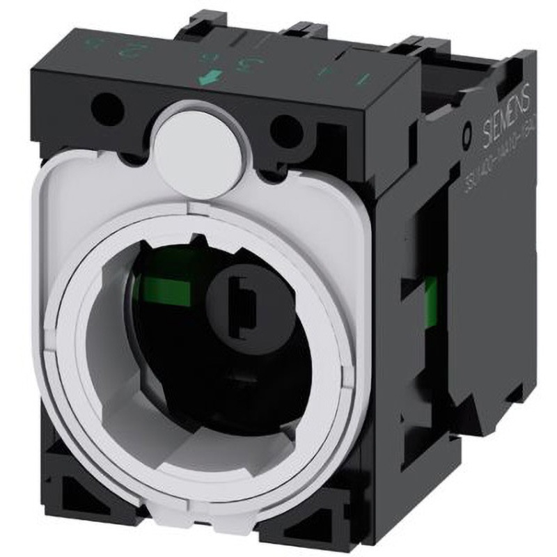 3SU1501-1AG20-1NA0 ライトブロック&ホルダ 1NC、1NO 6→24V ac/dc ねじターミナル Siemens SIEMENS 1個 3SU1501-1AG20-1NA0