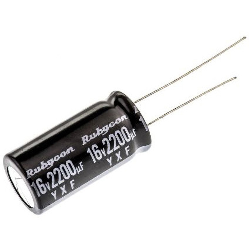 16YXF2200M12.5X25 ルビコン 電解コンデンサ 2200μF 1箱(1000個) ルビコン 【通販モノタロウ】