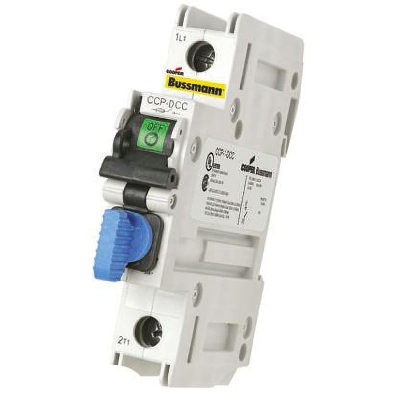 CCP-1-DCC レール取り付けヒューズホルダ Cooper Bussmann 30A， 80V dc COOPER BUSSMANN 適合ヒューズ管サイズΦ10×38mm 1個 CCP-1-DCC