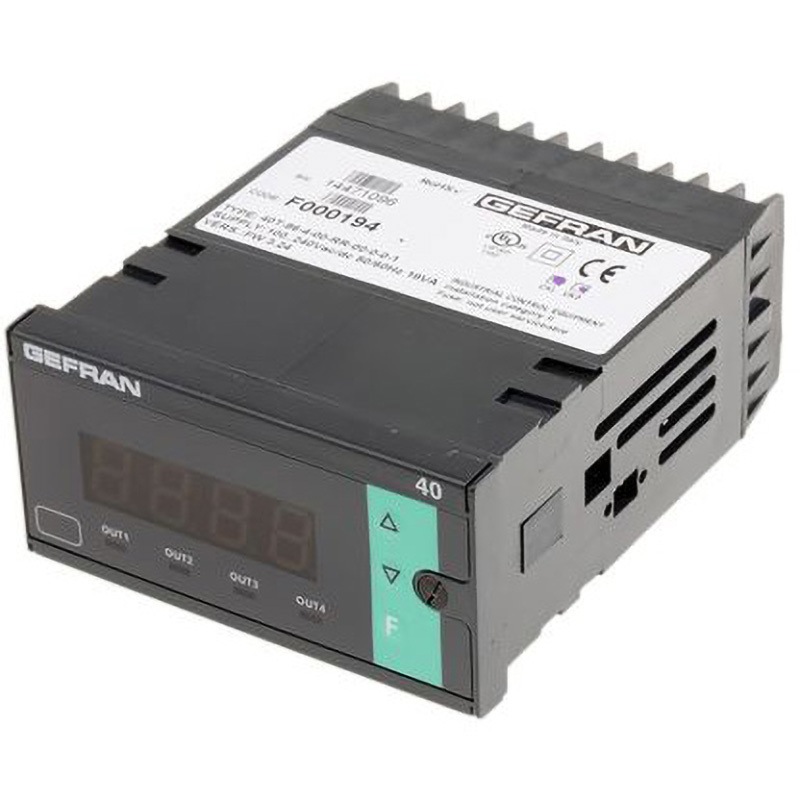 温度インジケータ 40T48 シリーズ Gefran 40T-48-4-00-RR-0-0-0-0 (64-2028-11) D280-110-1000D-000 温度インジケータ P.M.A D280-1 シリーズ 1個