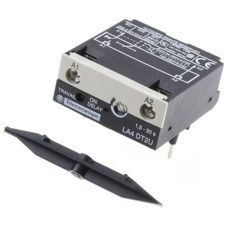 LA4DT2U 接触器タイマ Schneider Electric アナログ(オンディレイ) シュナイダーエレクトリック 1個 LA4DT2U