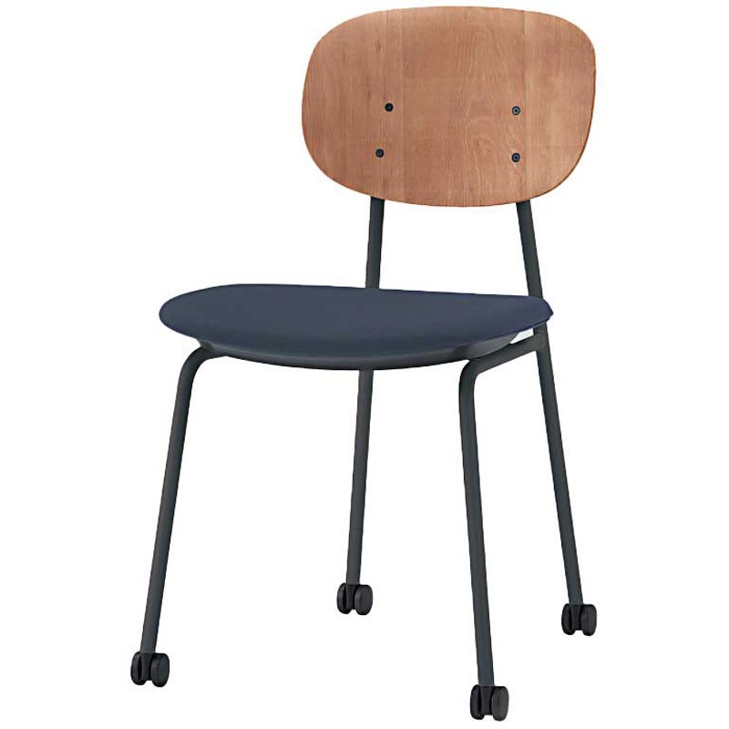 KLD-730C-TTN2 オリカチェア ネスティングタイプ WOODtone セットカラー：TT 座：布地張り＜配送時組立サービス付＞ 1台 イトーキ 【通販モノタロウ】 28,587円