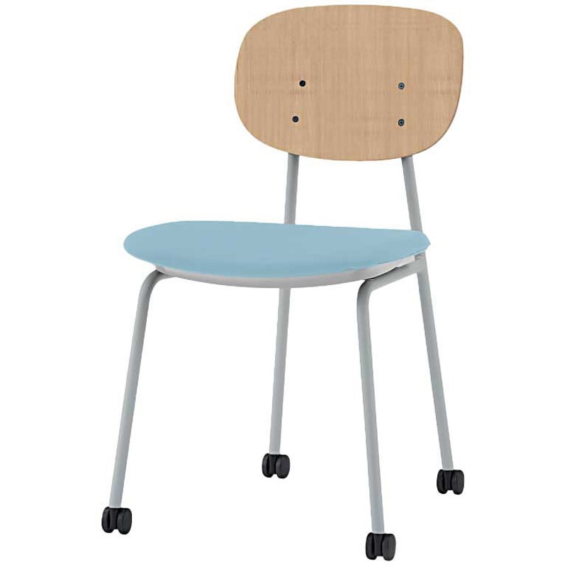 KLD-730C-GDS5 オリカチェア ネスティングタイプ WOODtone セットカラー：GD 座：布地張り＜配送時組立サービス付＞ 1台 イトーキ 【通販モノタロウ】