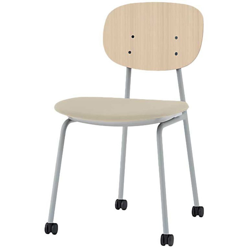 KLD-730C-GAF6 オリカチェア ネスティングタイプ WOODtoneセットカラー：GA  座：布地張り＜配送時組立サービス付＞ 1台 イトーキ 【通販モノタロウ】