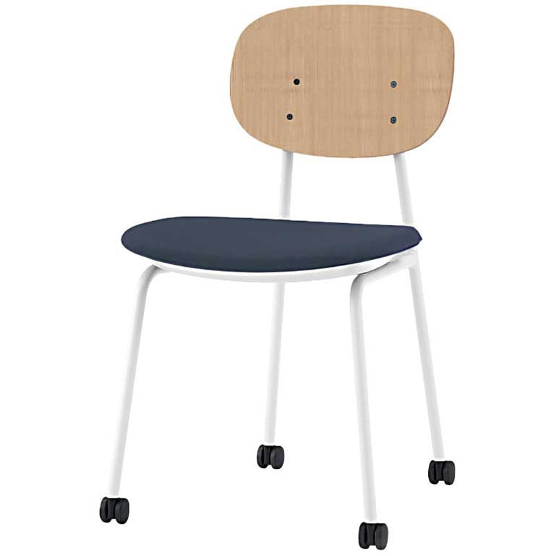 KLD-730C-WDN2 オリカチェア ネスティングタイプ WOODtoneセットカラー：WD  座：布地張り＜配送時組立サービス付＞ 1台 イトーキ 【通販モノタロウ】