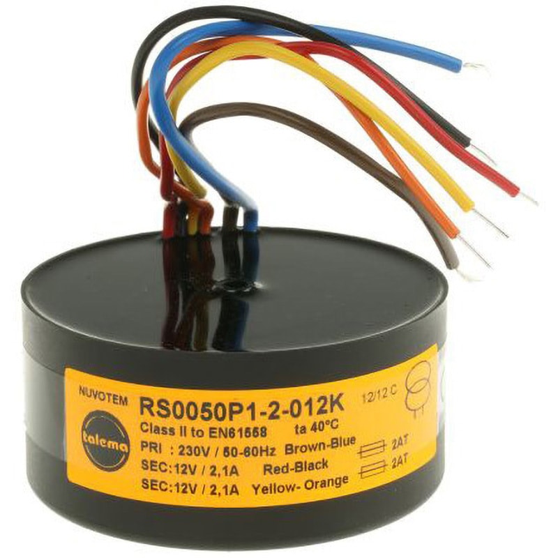 0050P1-2-012K Nuvotem Talema トロイダルトランス Nuvotem Talema AC230V 50VA