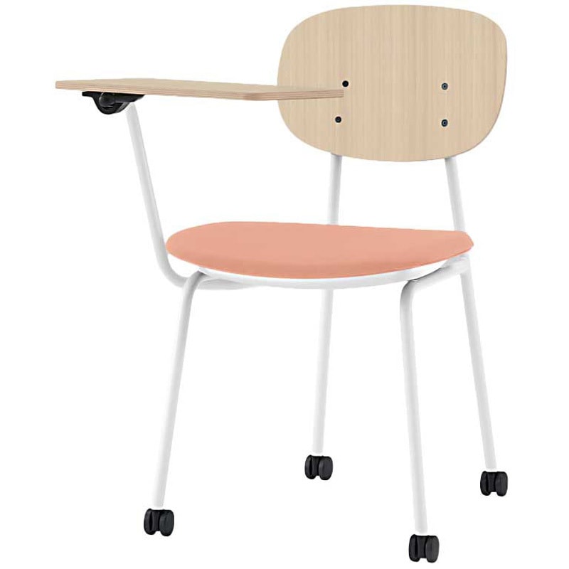 KLD-732C-WAM6 オリカチェア テーブル付ネスティングタイプ WOODtoneセットカラー：WA  座：布地張り＜配送時組立サービス付＞ 1台 イトーキ 【通販モノタロウ】