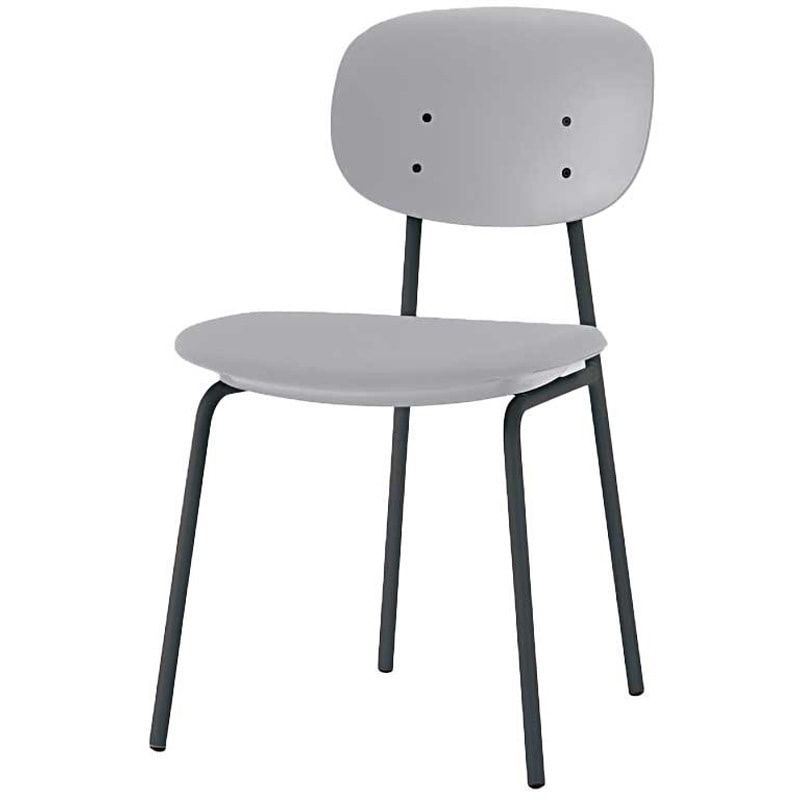 KLD-740PV-T1GN オリカチェア 4本脚タイプ DUOtone＜配送時組立サービス付＞ イトーキ グレー 高さ785mm幅460mm奥行520mm  KLD-740PV-T1GN