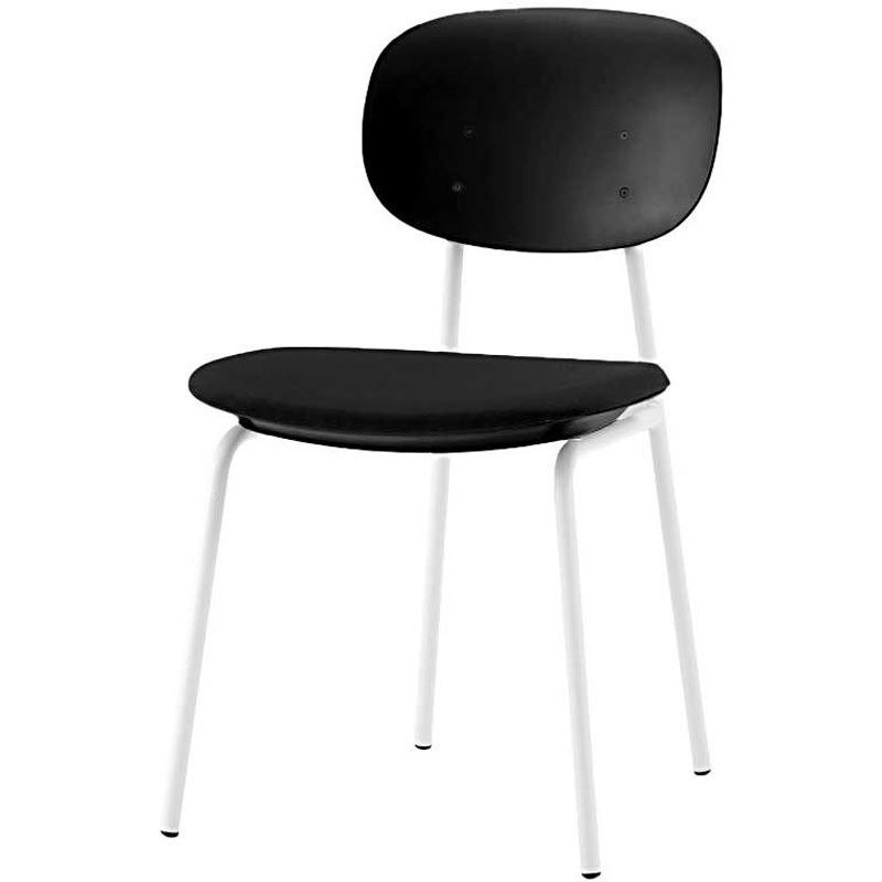 KLD-740PV-W9T1 オリカチェア 4本脚タイプ DUOtone＜配送時組立サービス付＞ イトーキ ブラック 高さ785mm幅460mm奥行520mm  KLD-740PV-W9T1