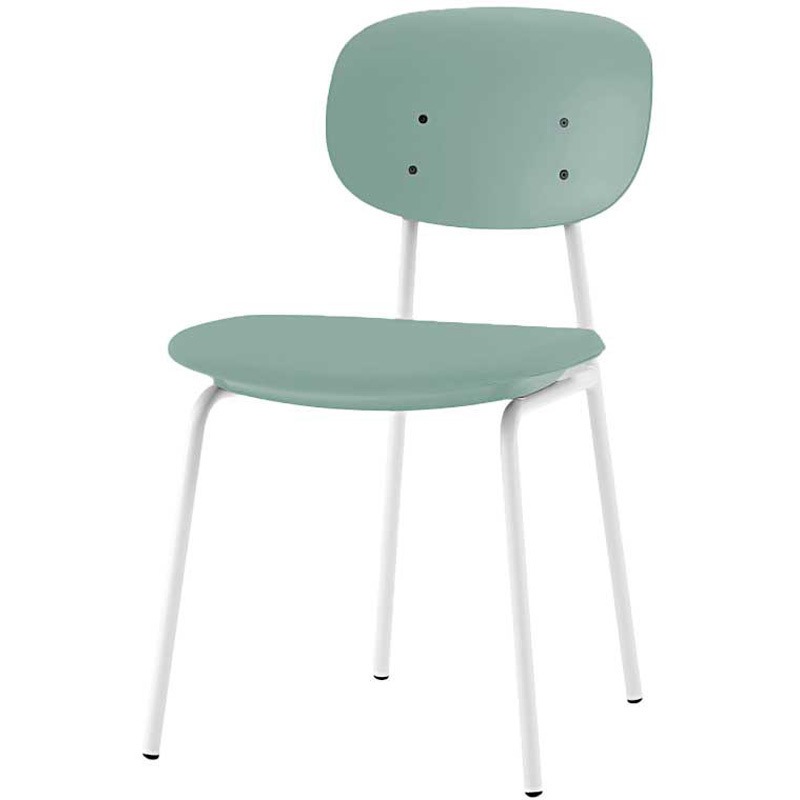 KLD-740PV-W9E3 オリカチェア 4本脚タイプ DUOtone＜配送時組立サービス付＞ イトーキ グリーン 高さ785mm幅460mm奥行520mm  KLD-740PV-W9E3