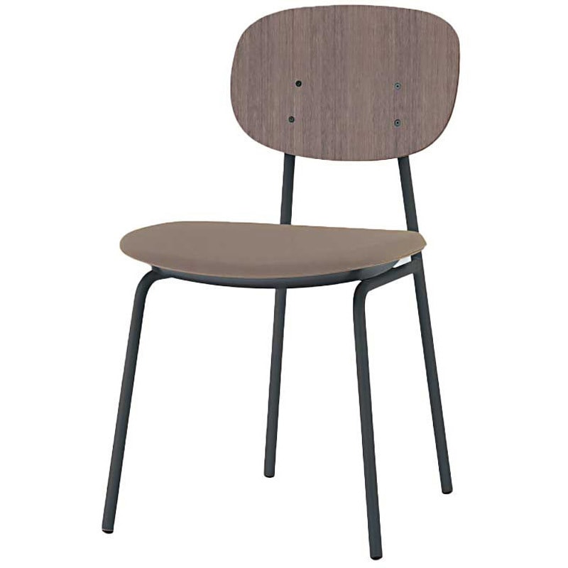 KLD-760C-TNK2 オリカチェア 4本脚タイプ WOODtone セットカラー：TN 座：布地張り＜配送時組立サービス付＞ 1台 イトーキ 【通販モノタロウ】