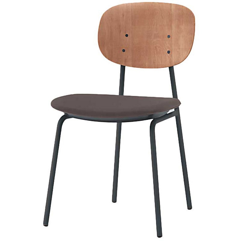 KLD-760C-TTH4 オリカチェア 4本脚タイプ WOODtone セットカラー：TT 座：布地張り＜配送時組立サービス付＞ 1台 イトーキ 【通販モノタロウ】