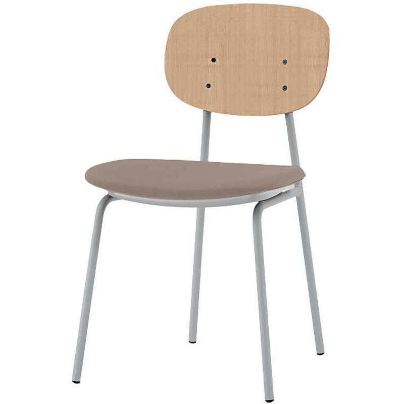 KLD-760C-GDY3 オリカチェア 4本脚タイプ WOODtone セットカラー：GD 座：布地張り＜配送時組立サービス付＞ 1台 イトーキ 【通販モノタロウ】