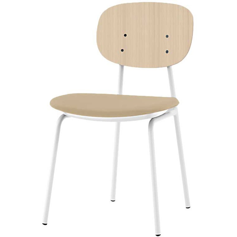 KLD-760DK-WAY3 オリカチェア 4本脚タイプ WOODtoneセットカラー：WA  座：ウレタンレザー張り＜配送時組立サービス付＞ 1台 イトーキ 【通販モノタロウ】