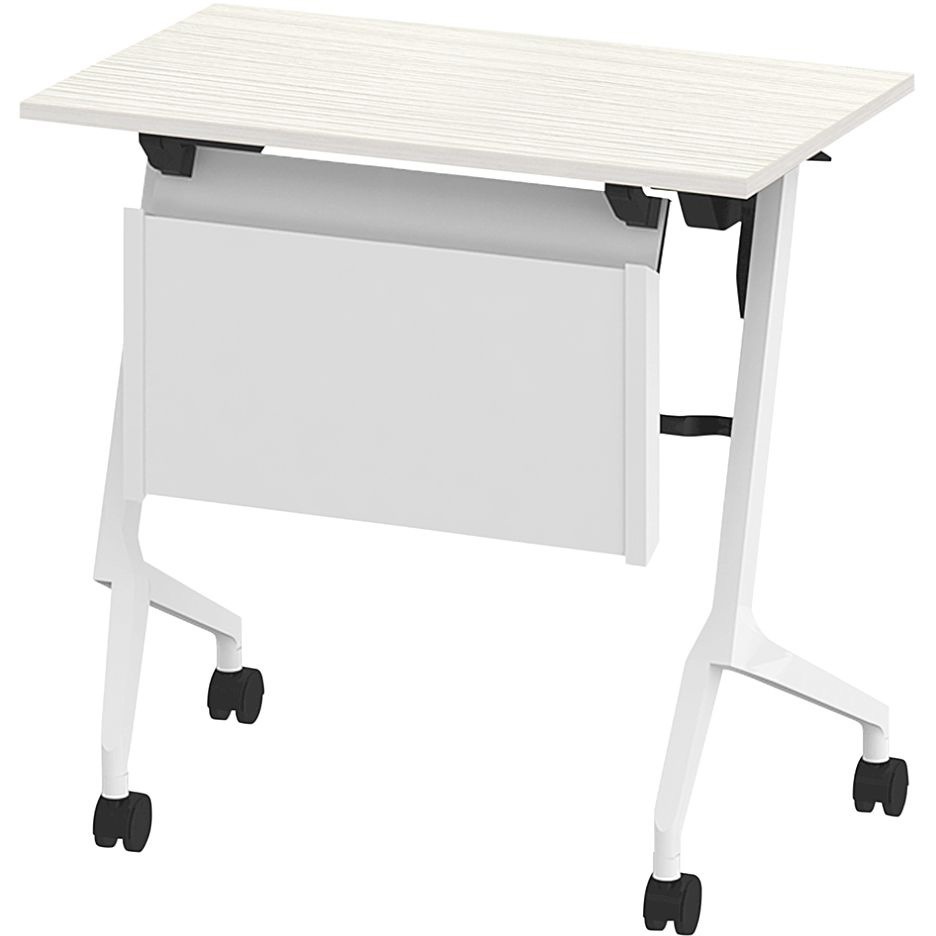 THN-074MS1-W961 折りたたみテーブル スレント 配線ダクト スチール幕板付 棚付＜配送時組立サービス付＞ 1台 イトーキ 【通販モノタロウ】