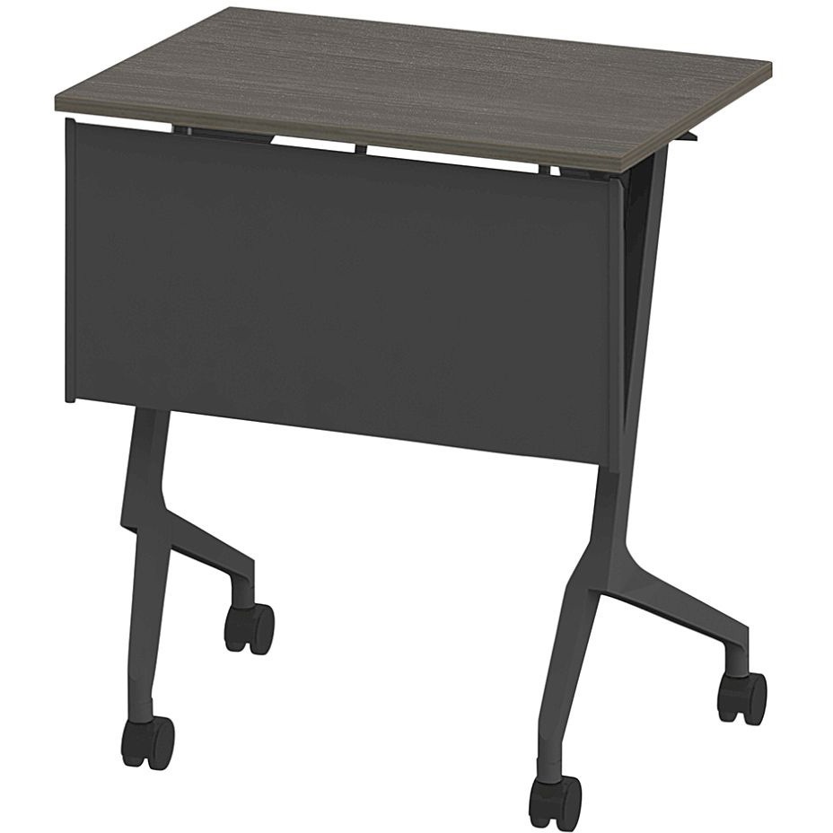 THN-064KS1-T181 折りたたみテーブル スレント 樹脂幕板付 棚付＜配送時組立サービス付＞ イトーキ 色(天板)71/アッシュドオークD 高さ720mm幅650mm奥行450mm  THN-064KS1-T181