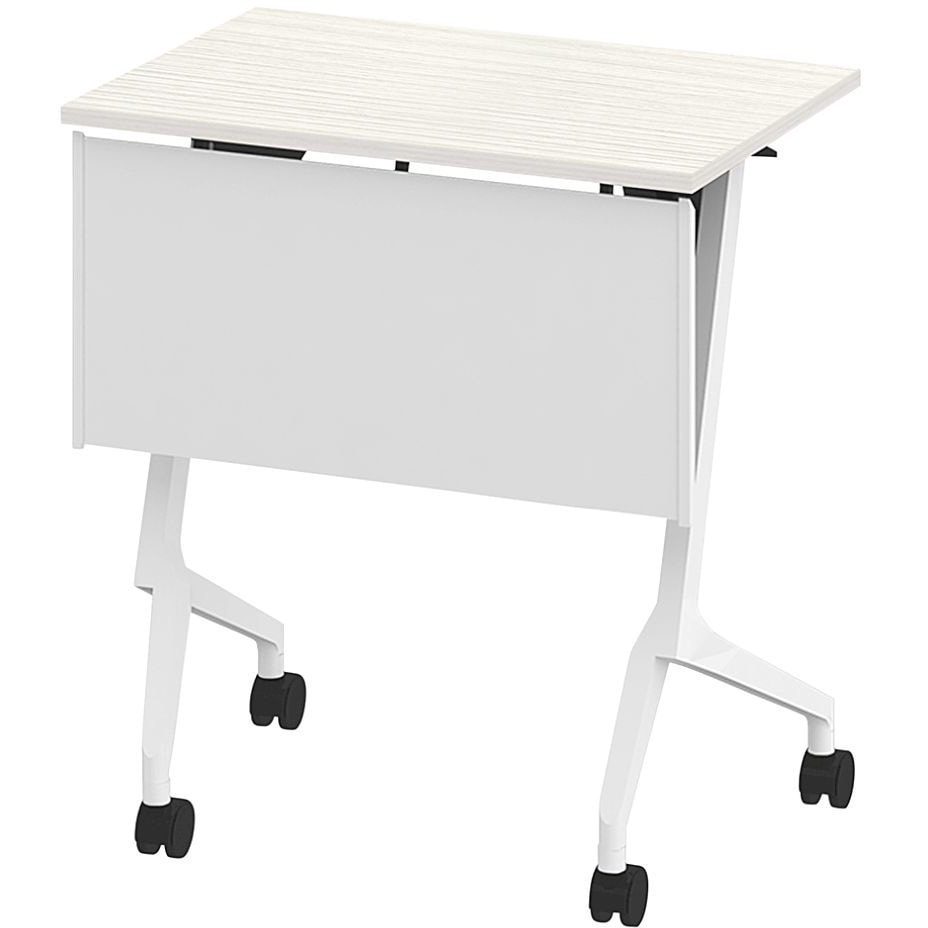 THN-064KX1-W961 折りたたみテーブル スレント 樹脂幕板付＜配送時組立サービス付＞ イトーキ 色(天板)61/アッシュドパイン 高さ720mm幅650mm奥行450mm  THN-064KX1-W961