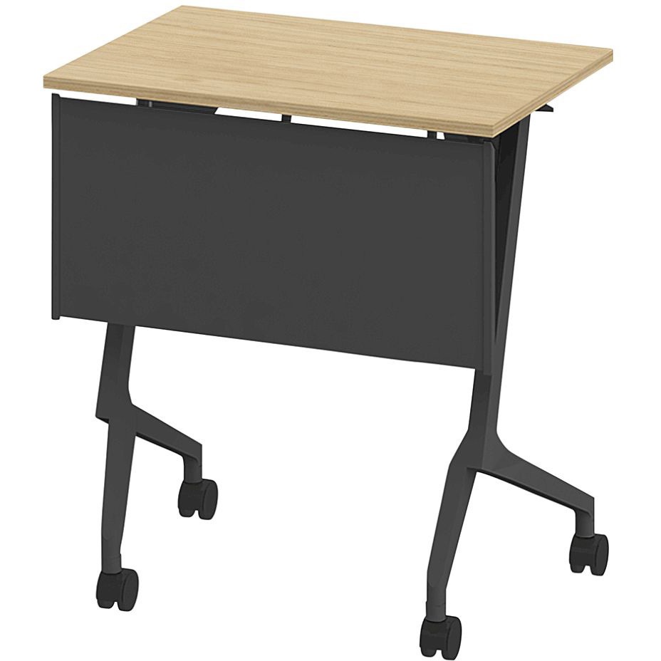 THN-064KX1-T192 折りたたみテーブル スレント 樹脂幕板付＜配送時組立サービス付＞ イトーキ 色(天板)92/ホワイトオーク 高さ720mm幅650mm奥行450mm  THN-064KX1-T192